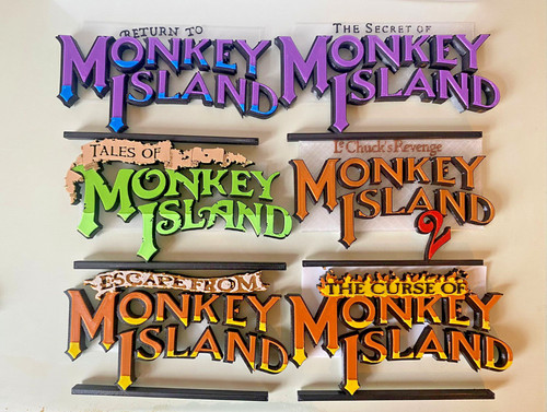 Monkey island logo escape - monkey,